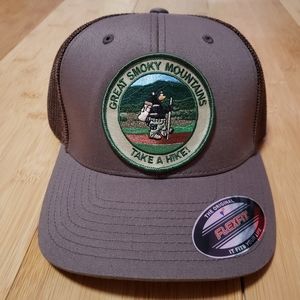 Hat with iron on patch